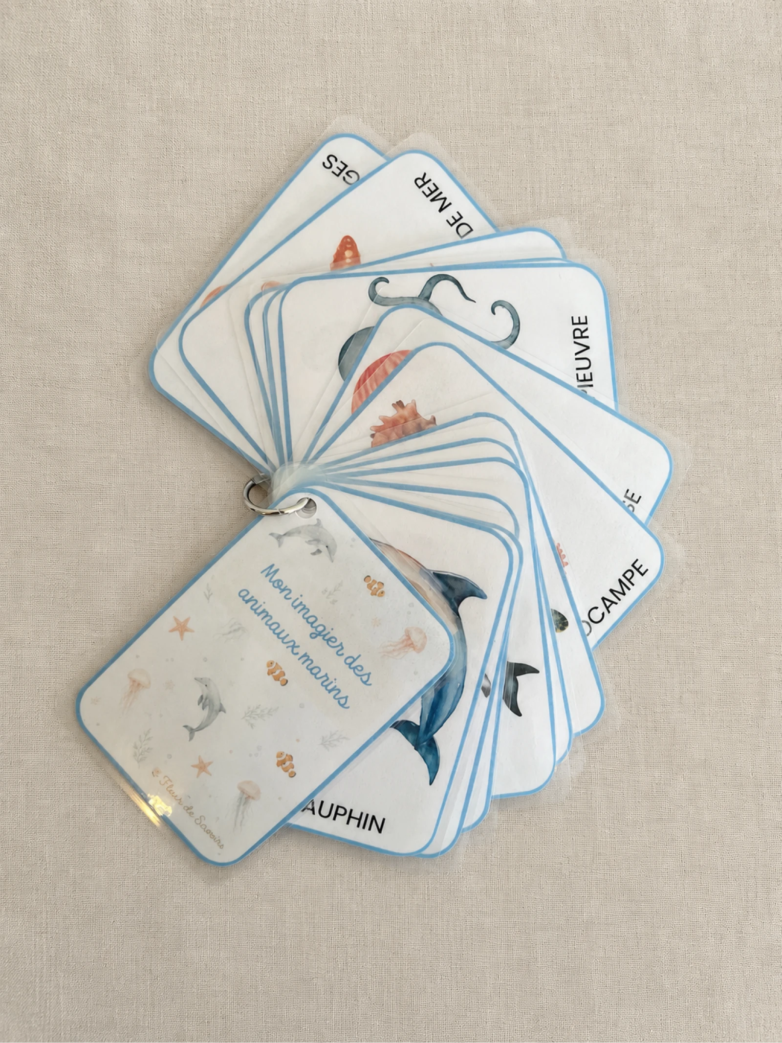 Mon imagier des animaux marins 